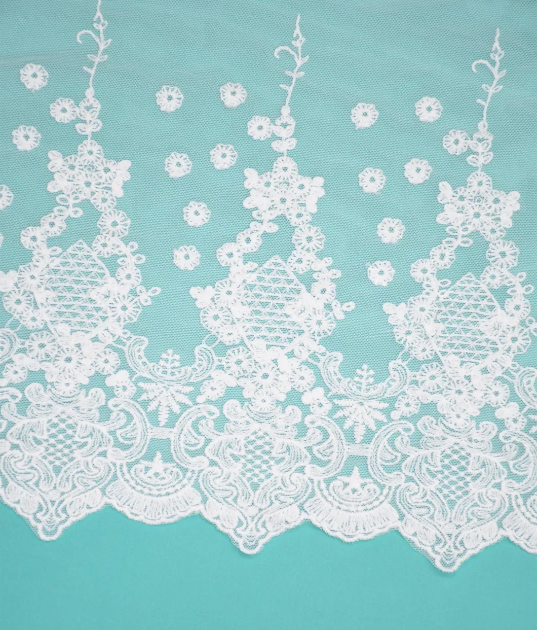Cotton Lace Fabric Embroidery Lace Trim for Garment Accessories