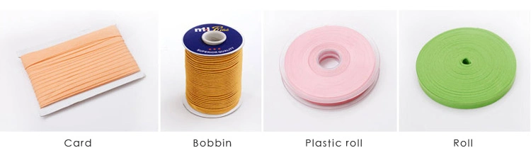 Factory Supply 100% Polyester 10mm Reflective Bias Cord Piping Tape for Outdoor Garment